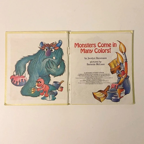 Vintage Lot of 4 Whitman Books Tell a Tale Sesame Street Donald Duck Winnie - Picture 4 of 16